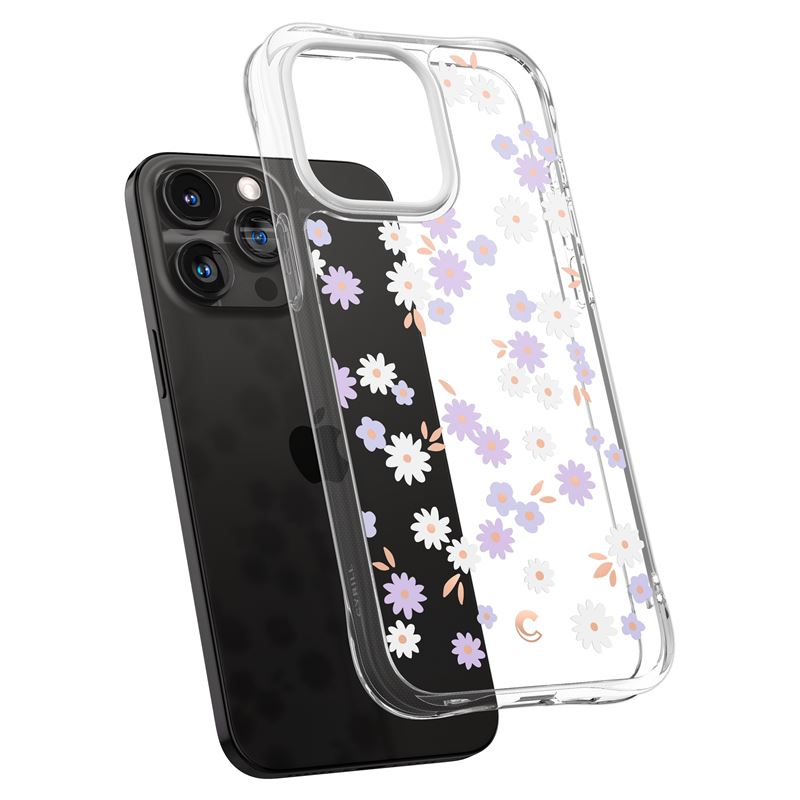 Husa pentru iPhone 15 Pro, Spigen Cyrill Cecile, Dream Daisy